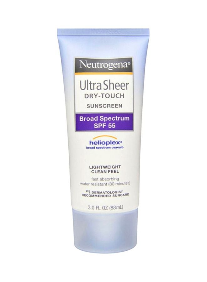 Neutrogena Ultra Sheer Dry-Touch Sunscreen With SPF 55 3Fluid Ounce  - Image 1