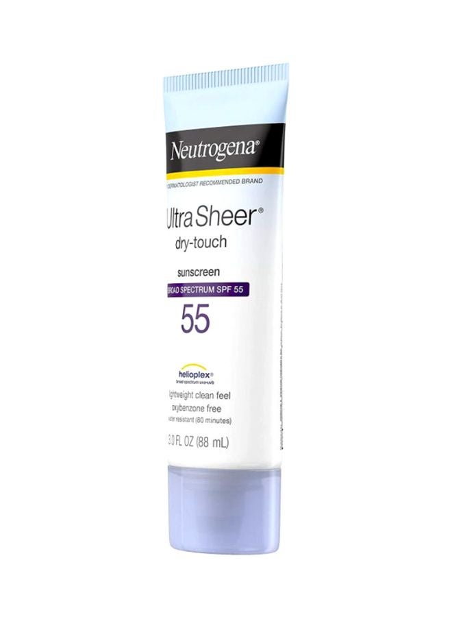Neutrogena Ultra Sheer Dry-Touch Sunscreen With SPF 55 3Fluid Ounce  - Image 3