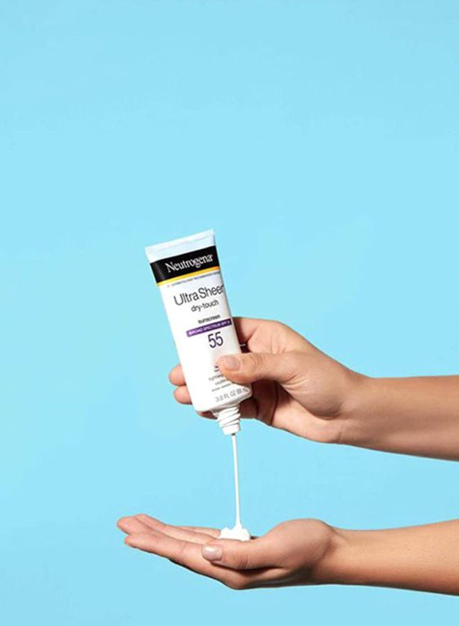 Neutrogena Ultra Sheer Dry-Touch Sunscreen With SPF 55 3Fluid Ounce  - Image 5