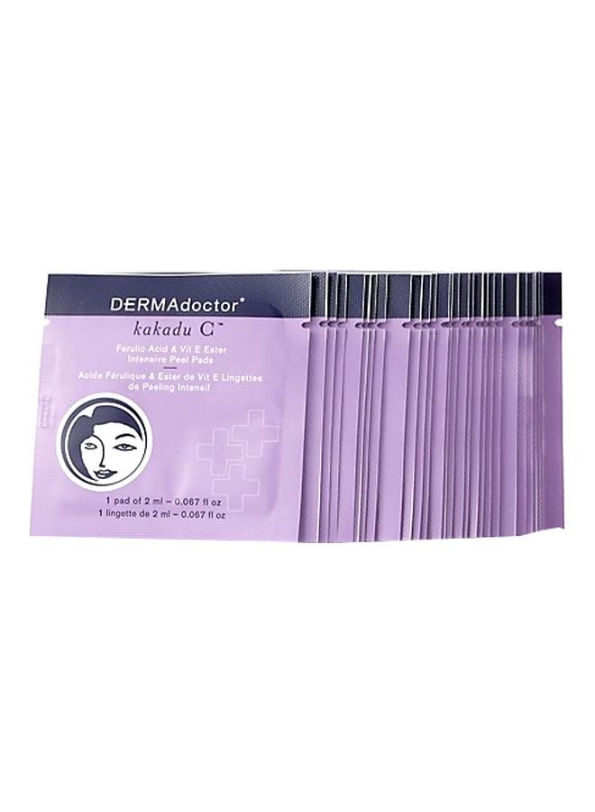 DERMAdoctor 10-Piece Intensive Vitamin C Peel Pad 10x2ml  - Image 1
