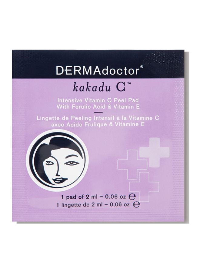 DERMAdoctor 10-Piece Intensive Vitamin C Peel Pad 10x2ml  - Image 3
