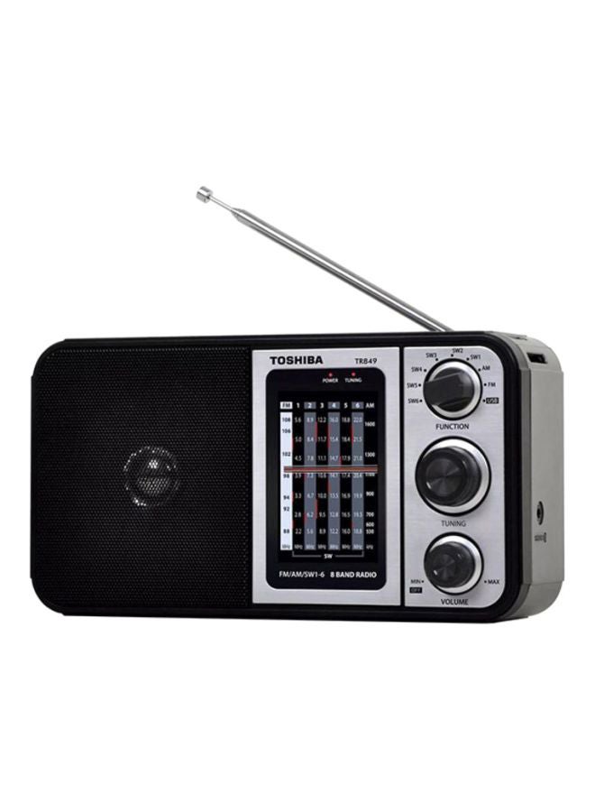 توشيبا - راديو متعدد النطاقات مزوَّد بـ USB HRU30 أسود/فضي - Image 1