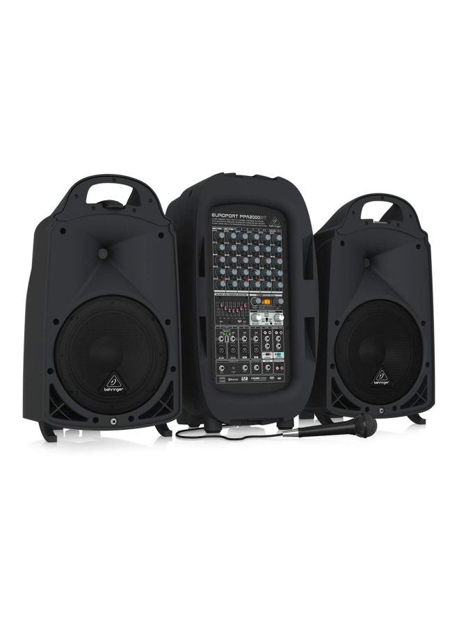 behringer Portable Personal Audio System PPA2000BT Black - Image 2