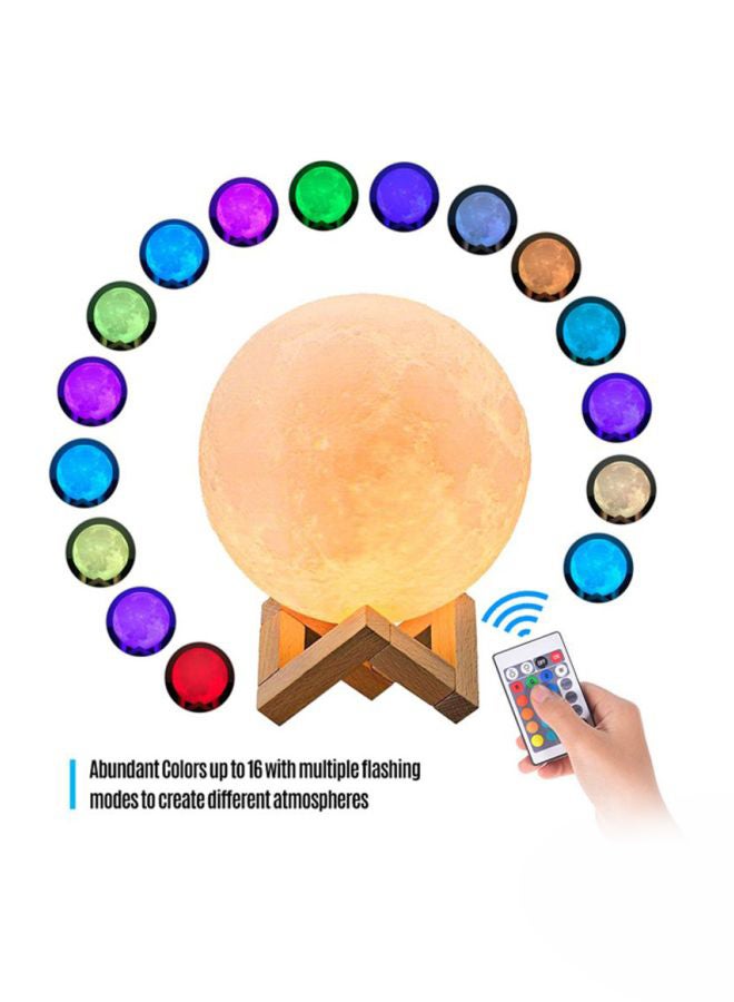Aibecy - 3D Print Moon Lamp LED Night Light With Stand And Remote/Touch Control - Image 1