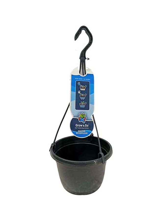 DESCH PLANTPAK - Set Of 2 Anna Plant Pot Black 21x21x13.7cm - Image 1