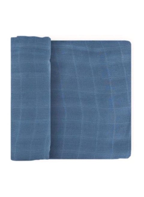 Deluxe Muslin Swaddle Single  Blue Dusk
