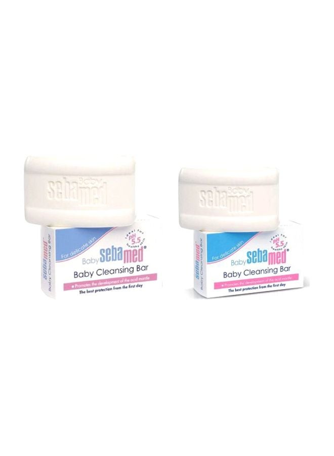 Sebamed Pack Of 2 Baby Cleansing Bar White 150grams - Image 2