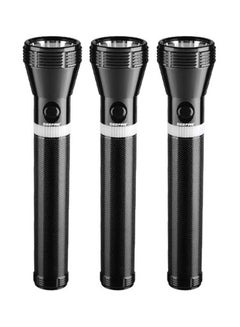 3-In-1 Rechargeable LED Flash Light Black 46cm