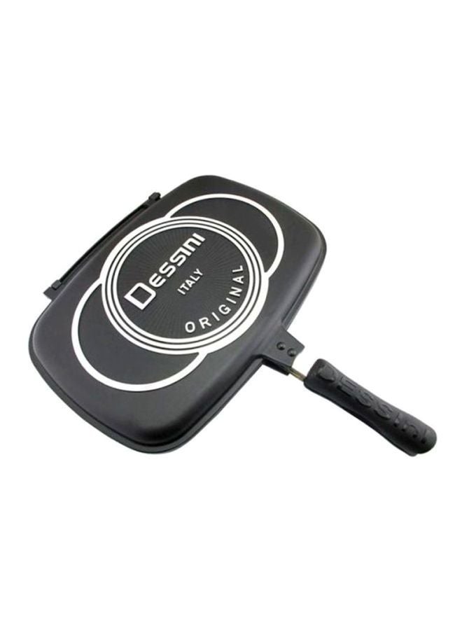 ديسيني مقلاة شواء تيفل مزدوجة أسود/فضي - Image 1