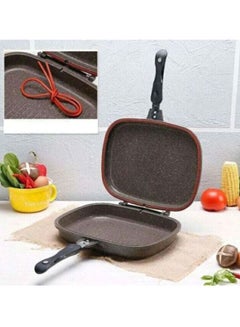 DESSINI Double Grill Pan Grey/Brown  - Image 4