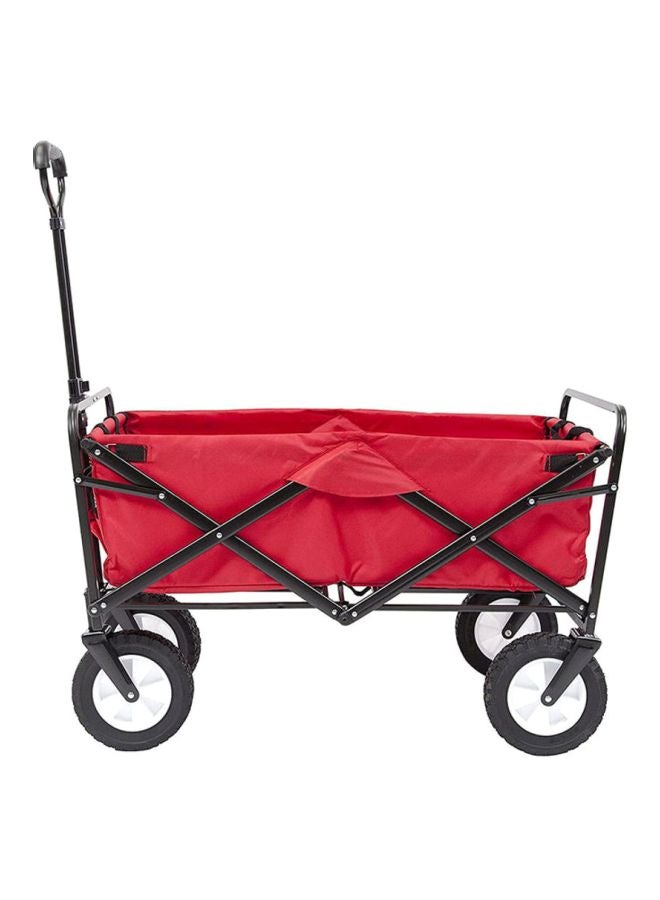 Cool Baby Adjustable Handle Shopping Cart Red/Black 73x50x40cm - Image 1
