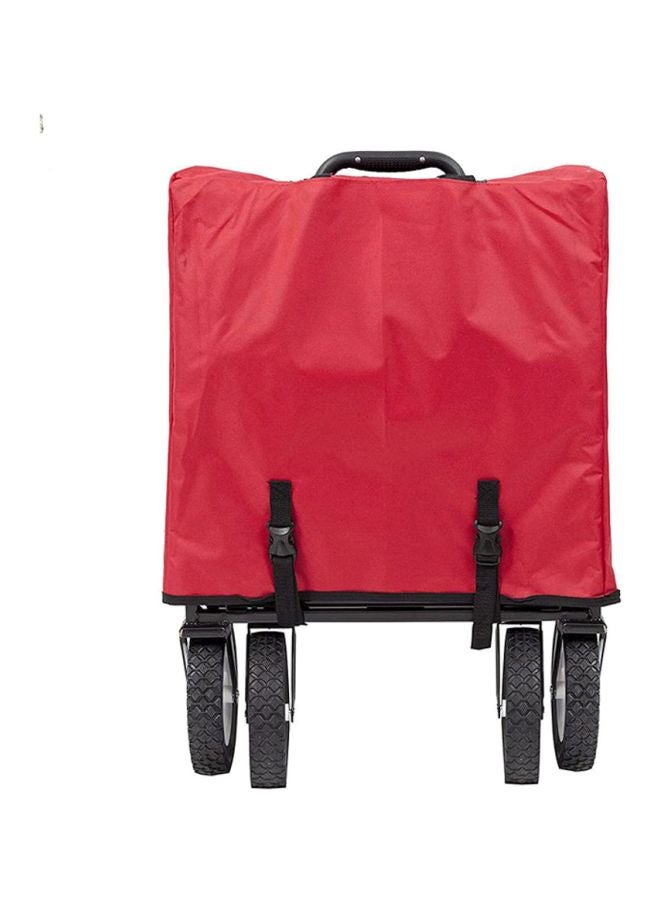 Cool Baby Adjustable Handle Shopping Cart Red/Black 73x50x40cm - Image 3