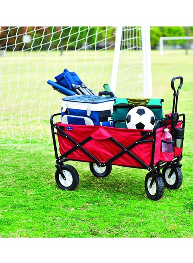 Cool Baby Adjustable Handle Shopping Cart Red/Black 73x50x40cm - Image 5