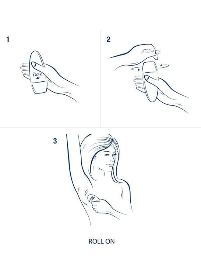 دوف مزيل عرق كريمي مرطب أصلي ببكرة دائرية 50ملليلتر - Image 4