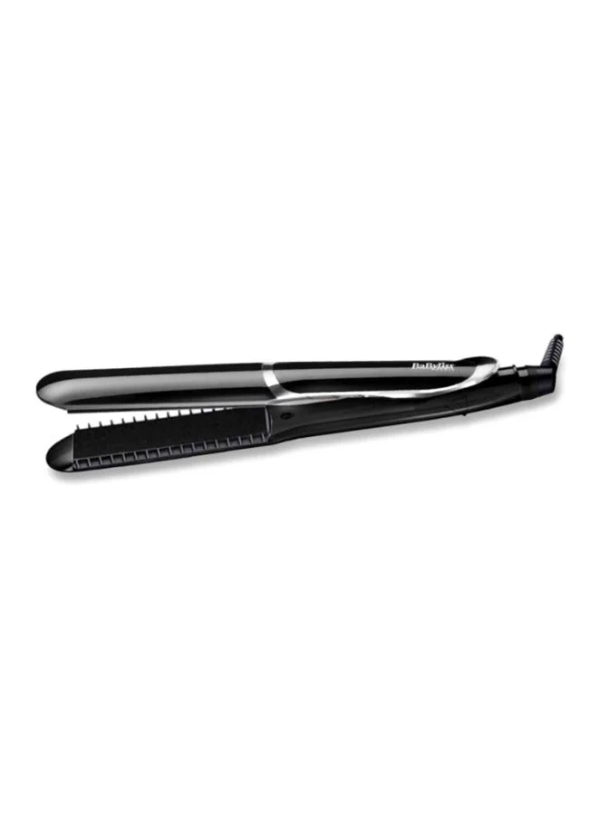babyliss Sleek Control Hair Straightener For Women | Built-in 35mm Elongated Tourmaline Ceramic Plates | 6 Adjustable Heat Settings From 140-235°C | Removable Comb & Auto Shut Off | ST397SDE Black