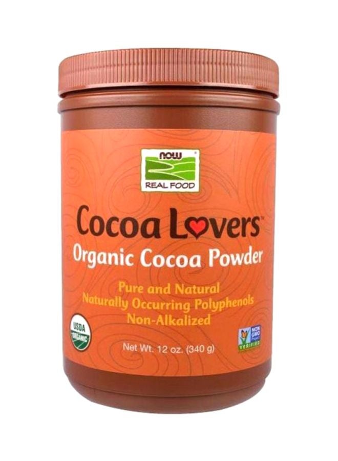 Now Foods Organic Cocoa Powder 340grams  - Image 1