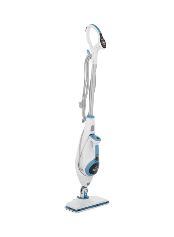 BLACK+DECKER - 2-in-1 Steam Mop With Handle 1600W 1600.0 W FSMH1621 Silver/White/Blue - Image 1