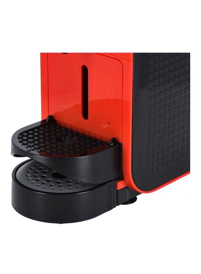 GEEPAS - Capsule Coffee Machine | Single Serve Coffee Brewer with Single-Cup | Quick Brew Technology, Programmable Features, One Touch Function | 2 Years Warranty 0.6 L 1145 W GCM41509 Red/Black - Image 1