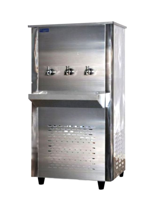 SUPER GENERAL Cored Water Dispenser With 3-Tap 45 Gallon Silver 615x1255x415mm 