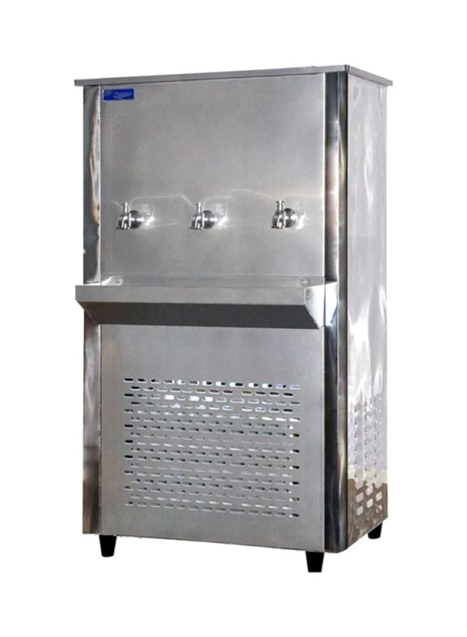 SUPER GENERAL 3-Tap Water Cooler 45Gallon Silver 