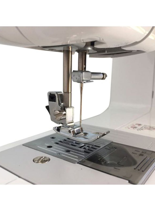 brother - Compact Electric Sewing Machine Easy To Use Sewing And Mending Machine | Featuring 14 Range Of Stitches And Free Arm Conversion This 4-Step Buttonhole | Top Load Bobbin System And Led Sewing Light | An Instructional Dvd For Easy Setup And Operation | White/Pink Color | Made In Vietnam JV-1400 White/Pink - Image 1