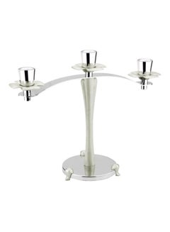 REGENT Renaissance Candle Stand Silver 33x13x26cm 