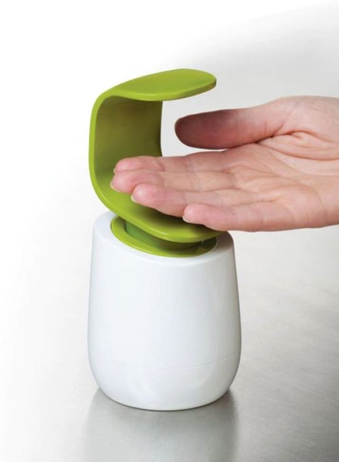 Joseph Joseph C Pump Soap Dispenser White/Green 8.9x19x8.9cm  - Image 3