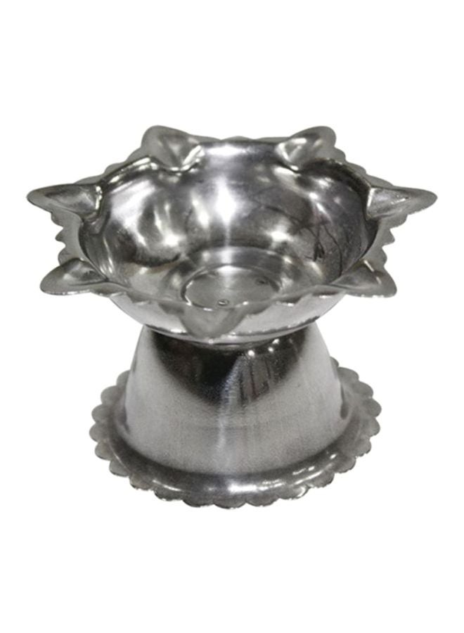 RAJ Stainless Steel Deepak Silver 3cm
