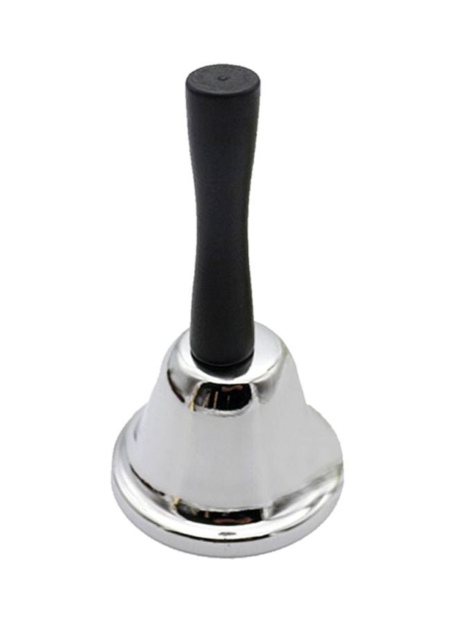 Sharpdo Classic Metal Hand Bell Silver/Black 11.7x6.5cm  - Image 1