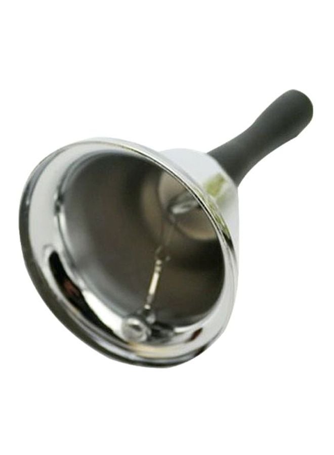 Sharpdo Classic Metal Hand Bell Silver/Black 11.7x6.5cm  - Image 2