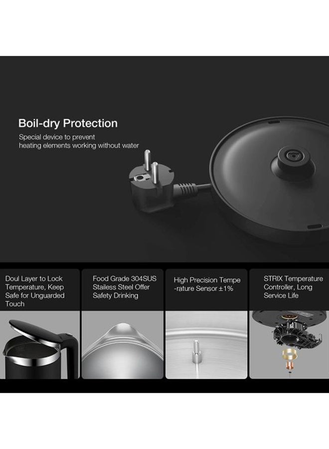 Xiaomi - OLED Display Smart Fast Boiling Thermal Water Kettle Black - Image 1