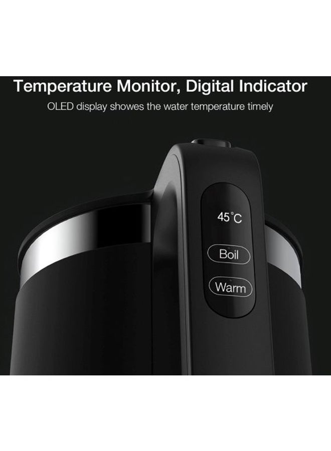 Xiaomi - OLED Display Smart Fast Boiling Thermal Water Kettle Black - Image 1