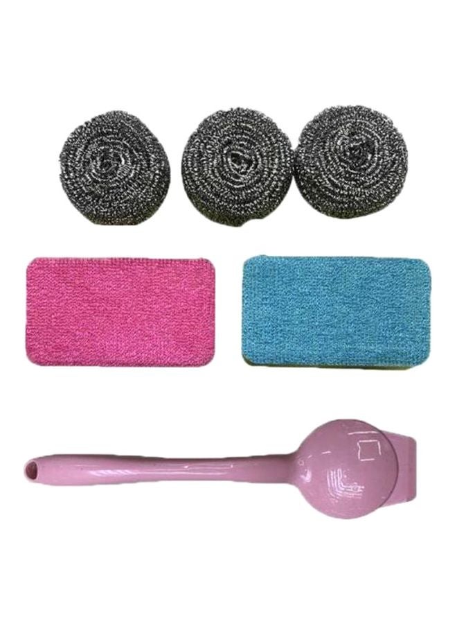 Sharpdo 10-Piece Kitchen Cleaning Suit Silver/Blue/Yellow - Image 2