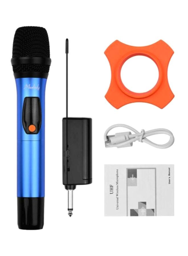 Muslady Wireless Microphone With Plug I7315-1-G Blue/Black/White  - Image 1