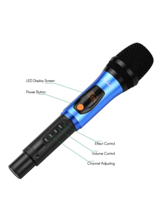 Muslady Wireless Microphone With Plug I7315-1-G Blue/Black/White  - Image 4