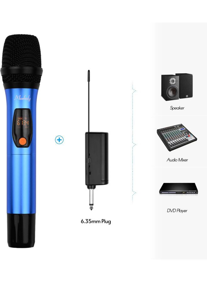 Wireless Microphone With Plug I7315-1-G Blue/Black/White - v1616937932/N43301657A_6