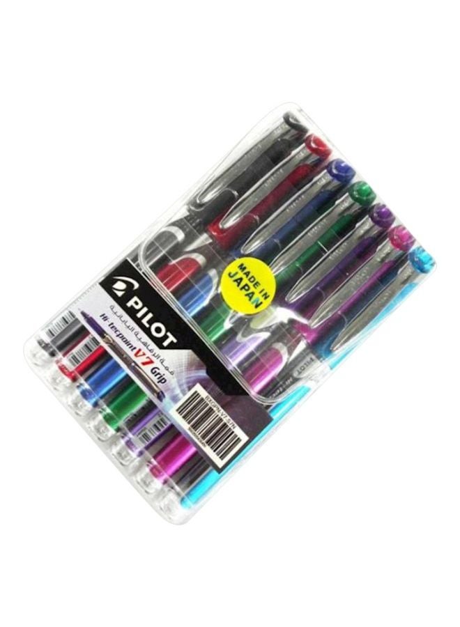 PILOT HiTechpoint V7 Grip 7 Colour Blue/Green/Red 