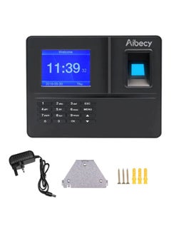 Aibecy Biometric Time Attendance Machine Black  - Image 1