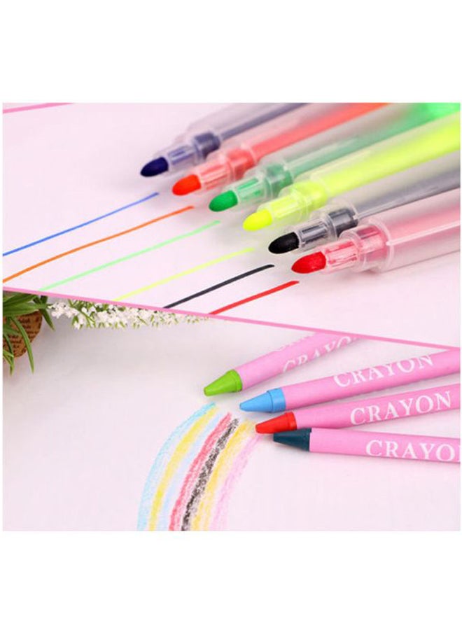 Beauenty 24 Colour Environmental Protection Non Wood Erasable Lead Pink/Green/Blue - Image 5