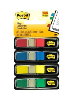 3M Post It Index Flags With Dispenser Multicolour 