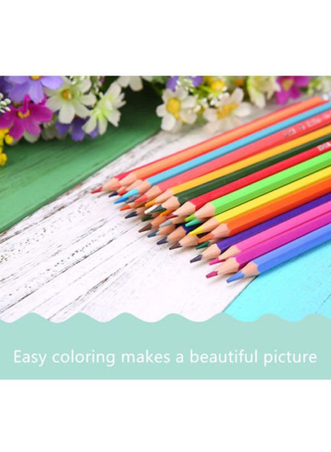 بيوينتي مجموعة أقلام تلوين غير خشبية وصديقة للبيئة وقابلة للمسح مكونة من 12 لوناً متعدد الألوان - Image 2