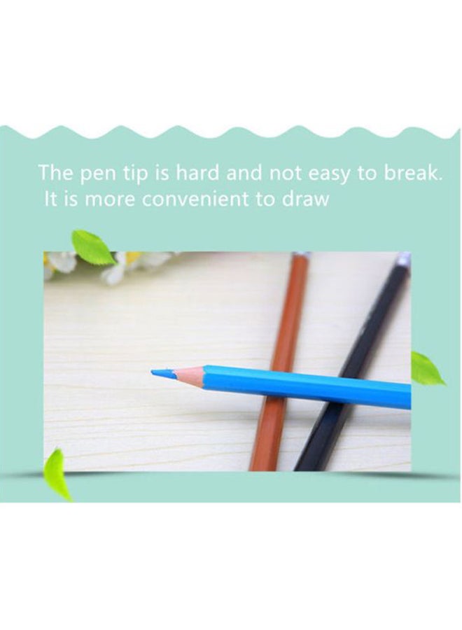 بيوينتي مجموعة أقلام تلوين غير خشبية وصديقة للبيئة وقابلة للمسح مكونة من 12 لوناً متعدد الألوان - Image 5