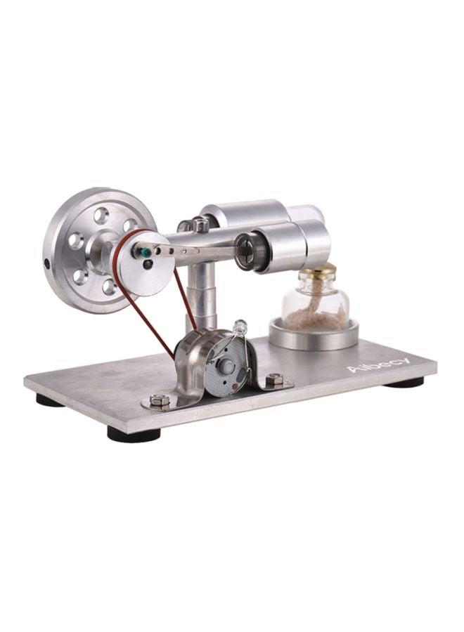 Aibecy Hot Air Stirling Engine Motor Model Silver - Image 1