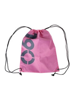 Beauenty Drawstring Shoes & Football Storage Organizer Bag Pink 41x33x1cm  - Image 1