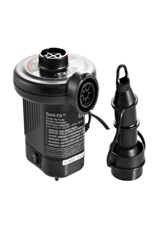 INTEX - Quickfill Ac Electric Air Pump Black 14x11x14cm - Image 1