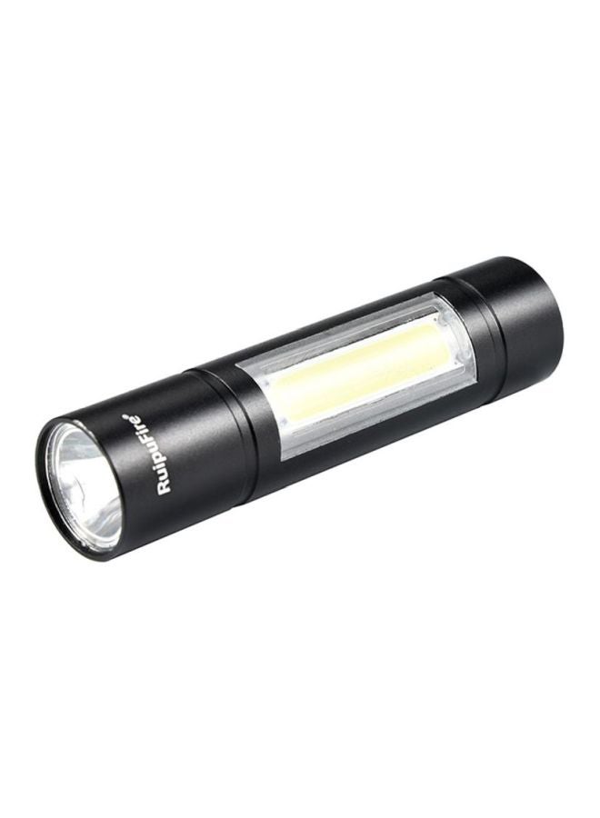 Voberry XML T6+COB LED Flashlight Lamp Hand Torch USB Charge Outdoor Tactical Black  - Image 1