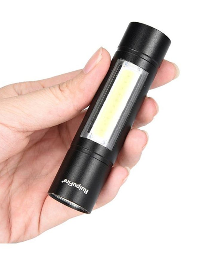 Voberry XML T6+COB LED Flashlight Lamp Hand Torch USB Charge Outdoor Tactical Black  - Image 5