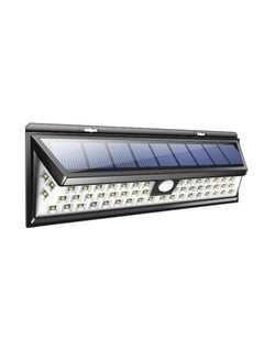 بيوينتي مصباح يعمل بالطاقة الشمسية مزود بعدد 90 شمعة LED عالية الإضاءة بزاوية إضاءة واسعة أسود/ أبيض 5x12سم  - Image 1