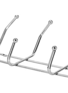 DELCASA 4-Piece Stainless Steel Cloth Hooks Silver 300grams  - Image 5