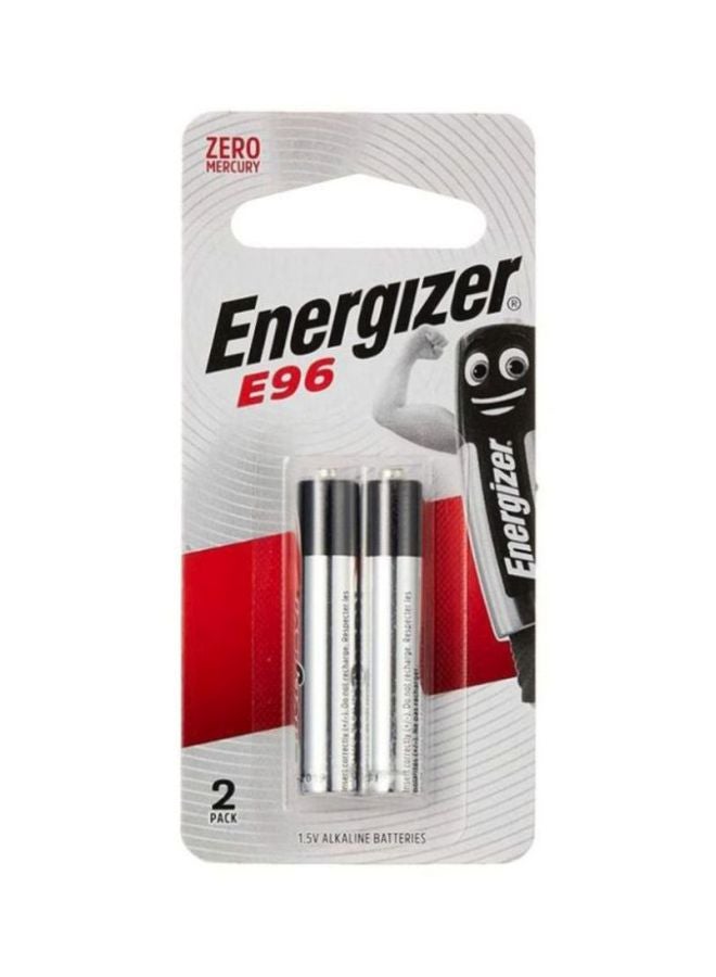 2-Piece E96 AAAA Alkaline Battery Set Silver/Black - v1616937978/N38340505A_1